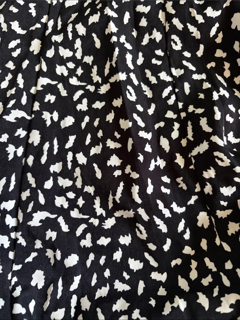Francesca's Collections Black & White Wide-Leg Palazzo Pants